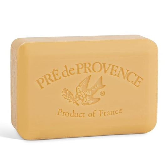 Pre de Provence Artisanal Soap Bar, Enriched with Organic Shea Butter, Natural French Skincare, Quad Milled for Rich Smooth Lather, 8.8 Ounce, Sandalwood