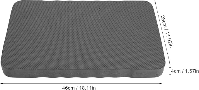 Garden Kneeling Pad, 4cm Thickness EVA Garden Kneeling Cushion, Portable Kneeling Pad for Gardening Cleaning Baby Bath Yoga (Gray)