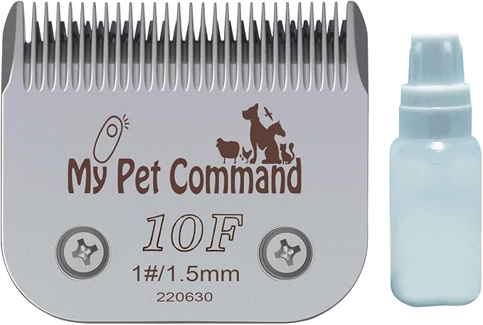My Pet Command Replacement or Additional Blades/Guides for Cordless Pet Clipper Model Number MPC15DS #10F Blade