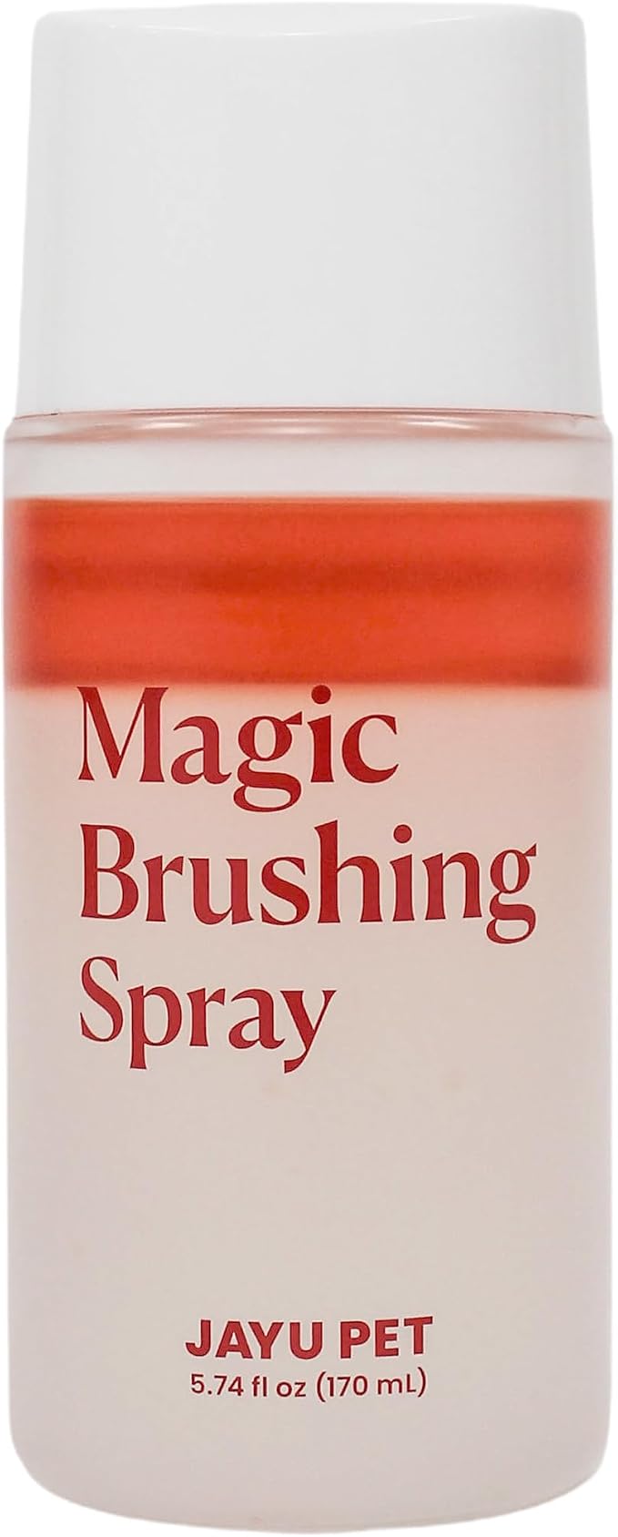 JAYU PET Magic Brushing Spray for Dogs Refill Bottle (5.8fl oz) | Fur Detangler & Dematting Solution, Hypoallergenic Deodorizer, Conditioner & Itch Relief, Shining & Grooming Spray
