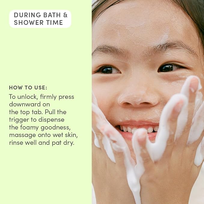 Evereden Kids Foam Body Wash | Dermatologist-Tested & Gentle | Fun Bathtime, Shape & Splash Fluffy Foam | Safe for Kids & Sensitive Skin | Clean, Vegan, Coconut Splash, 6.7 fl oz