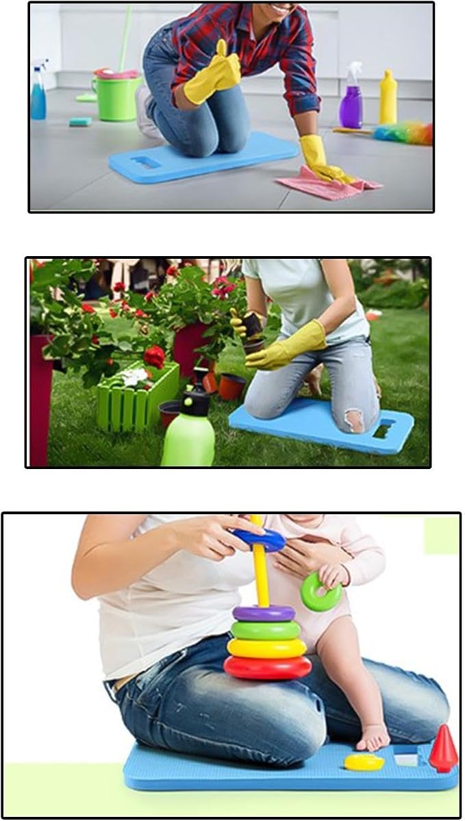 Yiju Kneeling Pad Knee Cushion Floor Sitting Foam Extra Thick Knee Mat Garden Kneeling Pad for Construction House Clean Gardening