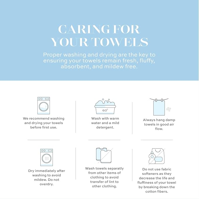 White Classic Luxury Cotton Washcloths 13x13 Inch - 650 GSM Turkish Cotton | Hotel, Spa, Bathroom Face Towel | 12 Pack, Silver