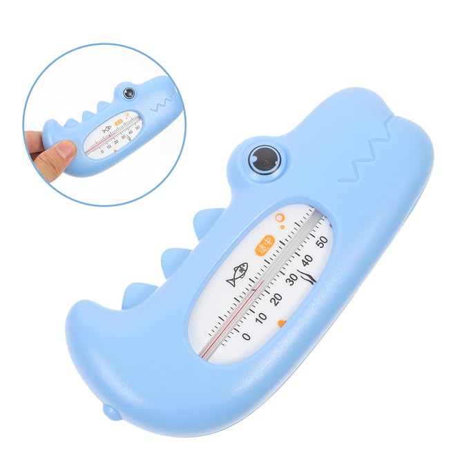 Yardwe Bath Thermometer for Tub Cute Cartoon Water Temperature Gauge for to Use Bathing Tool for Newborns and Toddlers