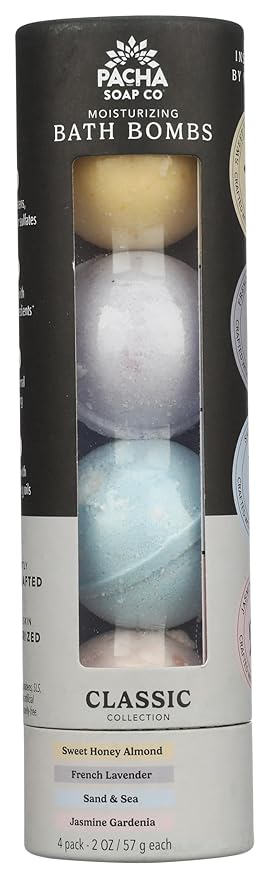 PACHA SOAP Pacha Peaces Froth Bomb Variety Pack, 8 OZ