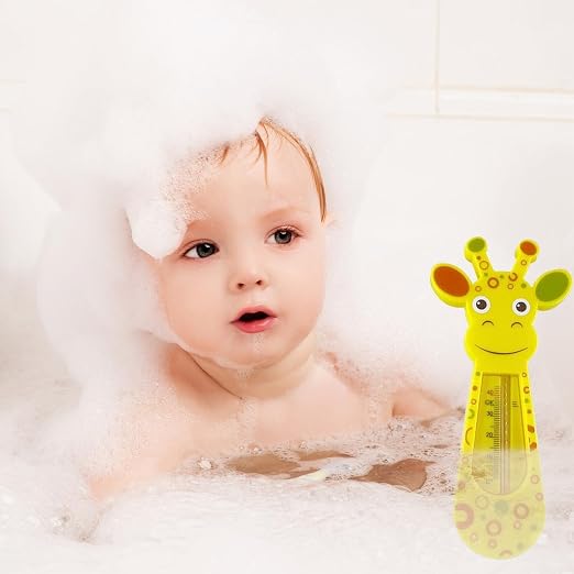 Cute Giraffe Baby Bath Temperature Thermometer | Baby Bath Thermometer,Safety Floating Bath Thermometer for Baby Newborn,Baby Bathtub Thermometer Fun Bath Toy