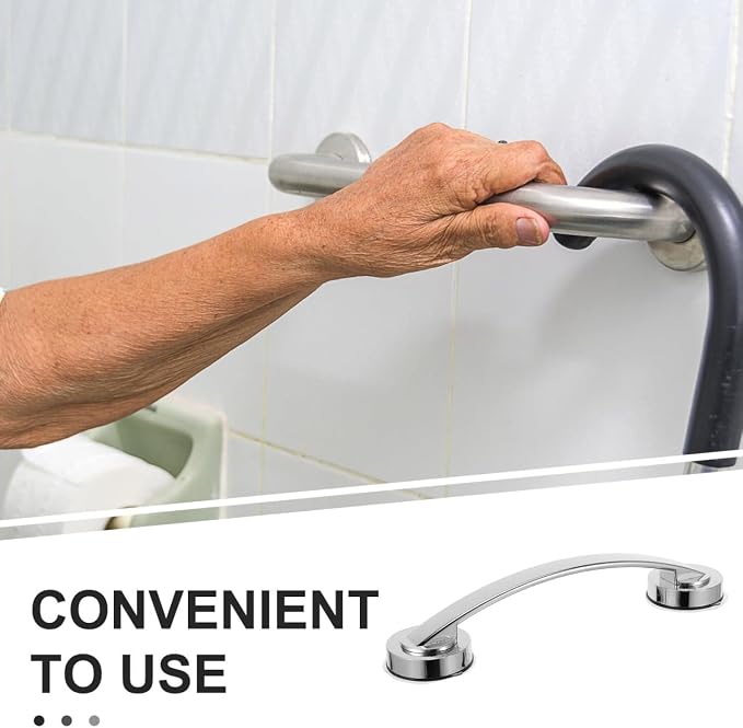 Hemobllo 3-Pack Bathroom Grab Bar Wall Mounted Bath Tub Safety Handle 11.81 X 2.55 X 5.90 in Armrest for Seniors Kids Toilet Support in Bathroom Corridor Tile Marble