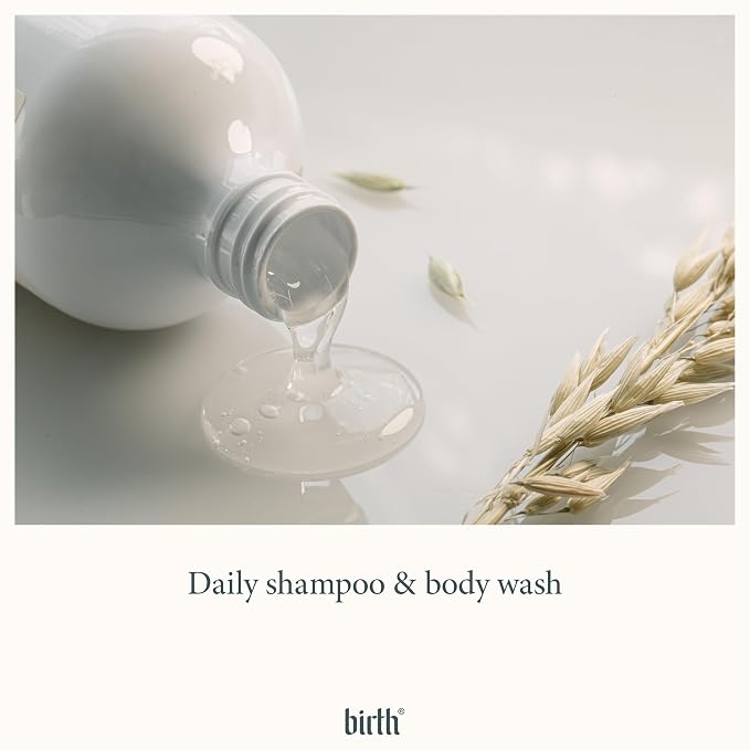 Birth's Baby Shampoo & Wash | Kids Body Wash for Sensitive Skin | Gentle Eczema Body Wash for Kids & Infants, Clean Baby Soap - 16oz