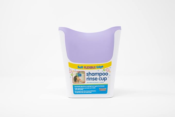 Shampoo Rinse Cup for Kids | Baby Bath Pail | Tear Free Baby Rinser Pail - Three Color Choices