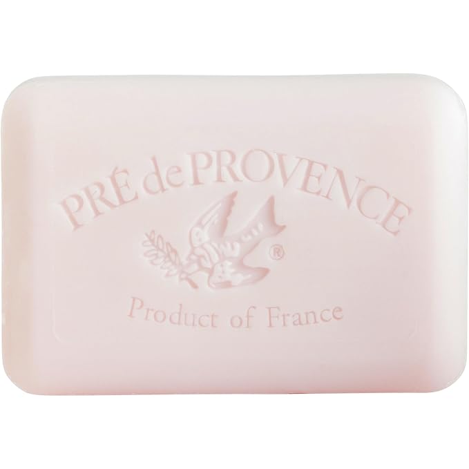 Pre de Provence Artisanal Soap Bar, Enriched with Organic Shea Butter, Natural French Skincare, Quad Milled for Rich Smooth Lather, 8.8 Ounce, Lily Of The Valley