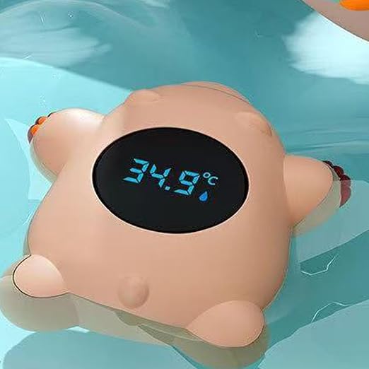 Kids Bath Water Gauge | Digital Waterproof Accurate Safety - Bear Bath Water Meter for Child,for Boys Girls Daycare Hospital Home Outdoor Bathtub Shower