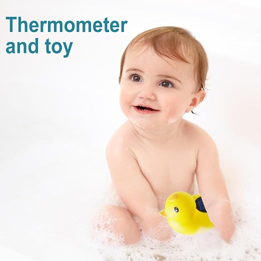 Baby Bath Thermometer - Accurate Water Temperature Monitor, Fun Floating Toys Design,Bathtub Thermometer Suitable for Infants and Young Children,Safe Bath