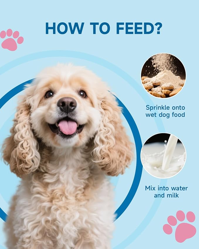 Dog Tear Stain Supplement - Eye Moisture & Vision, Tear Stain Remover 100g | Lutein, Zinc, Chamomile, Astragalus Root, Bromelain, VitaminB6, Tear Stain Supplement for Dog, Natural for Clear Eyes