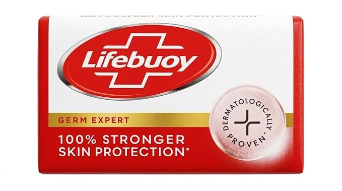 Lifebuoy Bath Soap Bar | Deep Cleansing and Refreshing Body Soap | 125g (4.40 Oz) Pack of 3