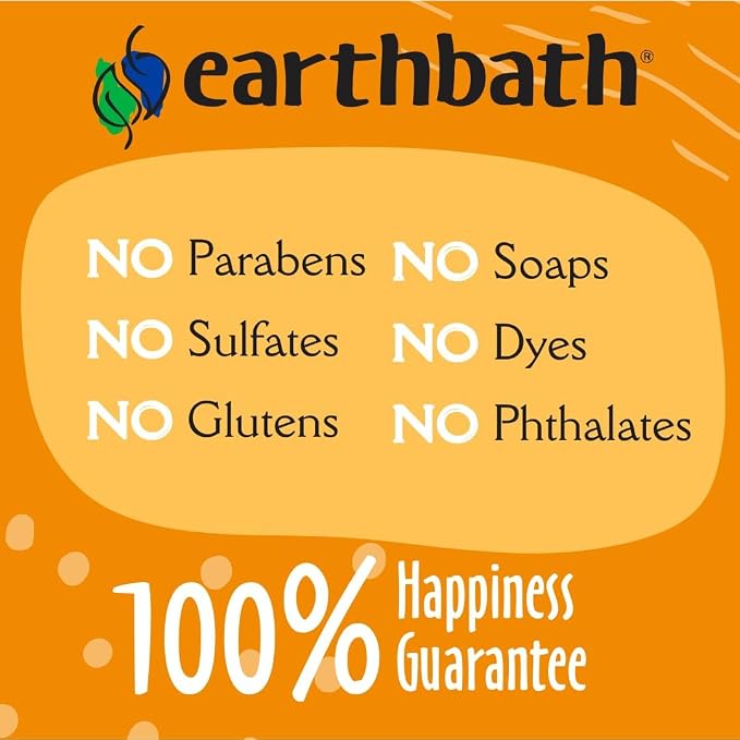 earthbath, Mango Tango 3-in-1 Dog & Puppy Deodorizing Spritz - Odor Eliminator for Strong Odor, Cruelty-Free Cologne, Wash Spray, Made in USA, Bathing Supplies - 8 Oz (2 Pack)
