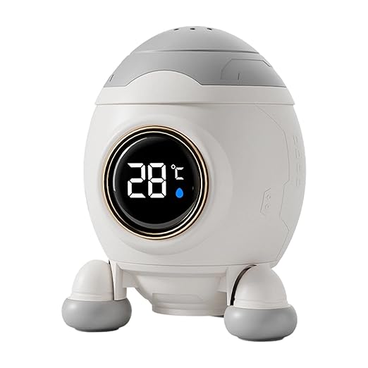 Baby Bath Thermometer Digital Water Thermometer Waterproof for Bathtub Infant Bathroom Household- Spaceship