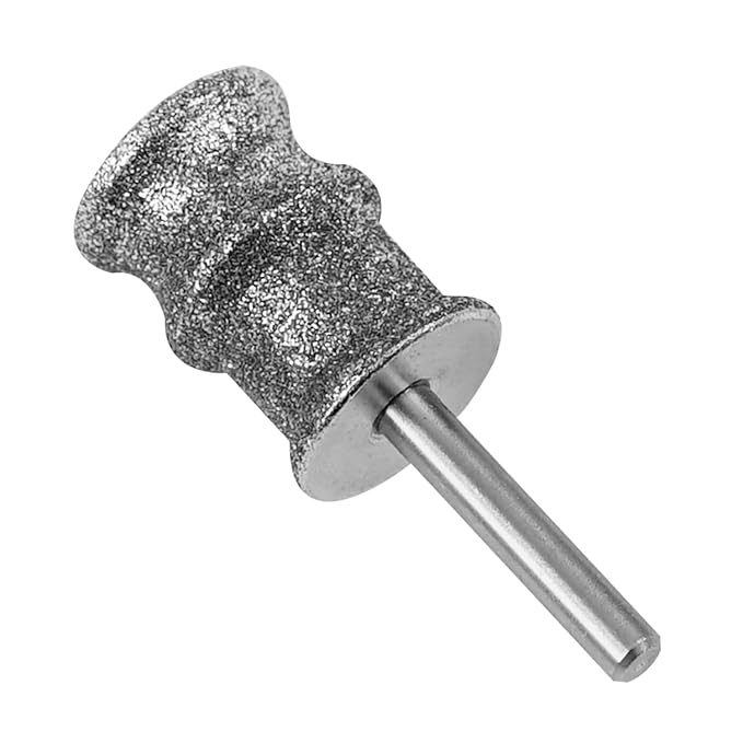 Diamond Rotary Grinder Bits for Dog Pet Nail Grinder Attachment - 1/8" Replacement Grinder Wheel for Dremel Pet Nail File & Clippers for Dogs Model B