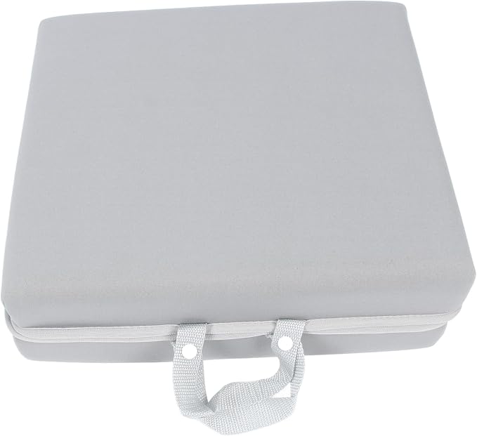 Naroote Bath Kneeler, Bath Kneeling Pad Non Slip Knee Cushion Foam Bath Kneeler and Elbow Kneeling Rest Pad Bathtub Kneeling Pad Baby Bath Mat for Bathing Baby (Grey with Grey)