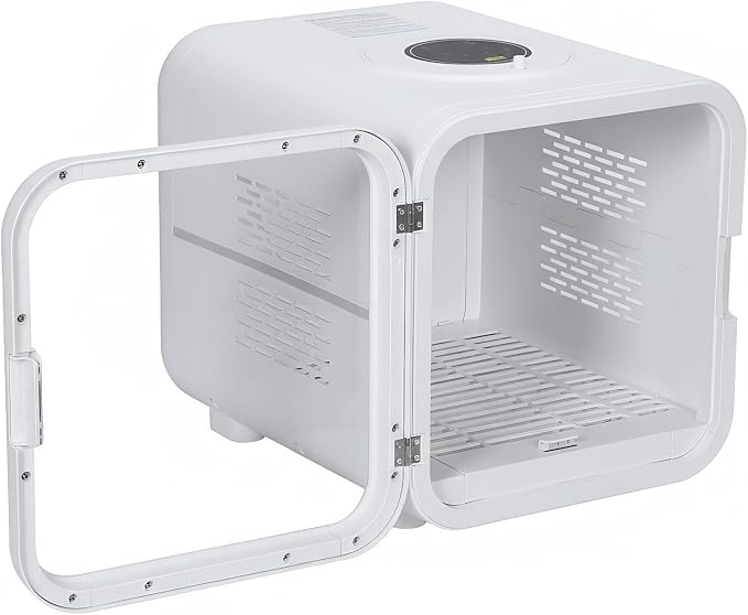 53L Dog Hair Dryer 360° Drying 3 Adjustable Speed Settings Pet Dryer Box with Smart Temperature Control for Cats and Dogs