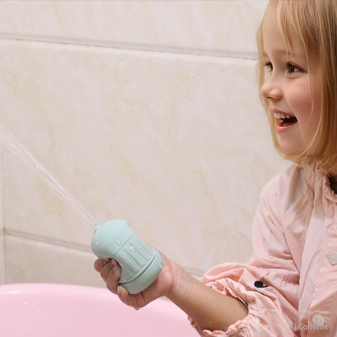 Ginbear Silicone Baby Bath Toys, Non-Toxic Mold Free Infant Squirty Bathtub Toys for Toddlers 6 Months+, Pack of 4 (Dino)