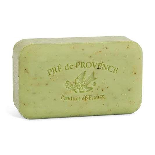 Pre de Provence Artisanal Soap Bar, Natural French Skincare, Enriched with Organic Shea Butter, Quad Milled for Rich, Smooth & Moisturizing Lather, Lime Zest, 5.3 Ounce