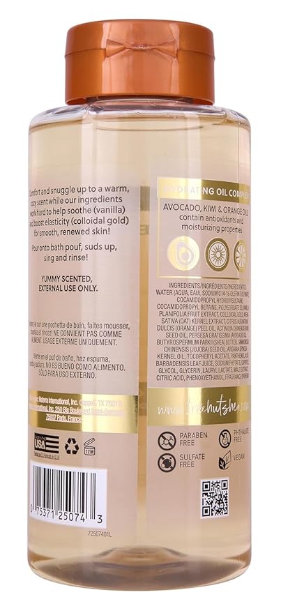 Tree Hut Vanilla Body Wash, Hydrating & Moisturizing Shower Gel with Shea Butter & Essential Oils, Soft Smooth Glowing Skin, Gentle Cleanser For All Skin Types, Self Care Gifts for Women, 18 Fl Oz