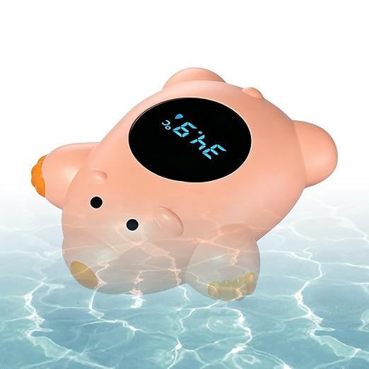 Kids Bath Water Gauge | Digital Waterproof Accurate Safety - Bear Bath Water Meter for Child,for Boys Girls Daycare Hospital Home Outdoor Bathtub Shower