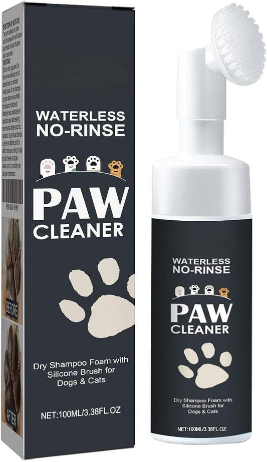 Dog Paw Cleaner Foam for Dogs & Cats, Botanical Paw Wash | No-Rinse, Pet Safe, Coconut & Lemongrass Oil, Gentle on Sensitive Paws, Puppy Friendly, After-Walk Daily Care