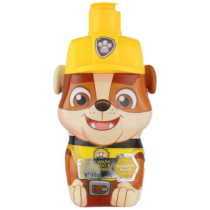 Taste Beauty “PAW Patrol” 3-in-1 Kids’ Shampoo, Kids’ Conditioner, and Bodywash, 14 Ounces, (Scent)