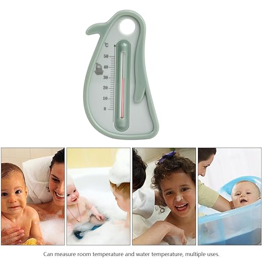 Bath Thermometer for and Newborns, Penguin Shape Water Temperature Gauge, Safe Bathing Tool for Bathtub Use, Cartoon Floating Design Random Color Random Color