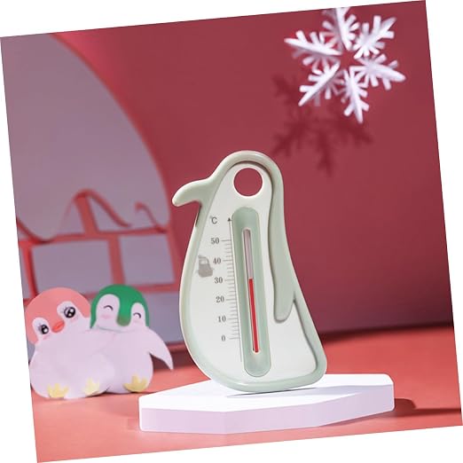 Bath Penguin Thermometer Floating Cartoon Water Temperature Monitor for Newborns and Toddlers Anti-Burst Design Safe Material Random Colors