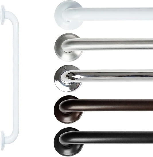 Vive Grab Bar for Showers - Bathroom Antislip Handrail for Seniors, Elderly Assistance Product, Heavy Duty Shower Handles, Handicap Grab Bars, Stainless Steel, Multipurpose, 440 lbs
