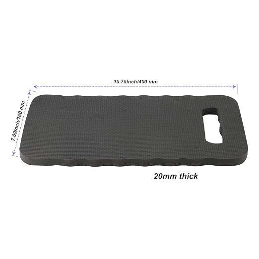 6 Pack Garden Kneeling Pads, Foam Thick Knee Pad, Kneeler Mat for Long Gardening Hours, Yoga, Prayer and Exercise 16 x 7 x 1 Inch, Black