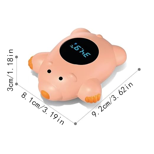 Kids Bath Water Gauge | Digital Waterproof Accurate Safety - Bear Bath Water Meter for Child,for Boys Girls Daycare Hospital Home Outdoor Bathtub Shower