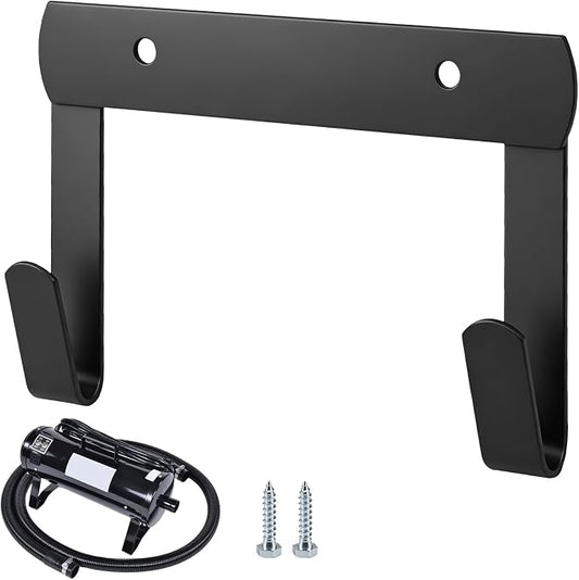 Dryer Wall Mount Bracket/Heavy Duty Pet Hair Dryer Holder Compatible with K9 Dryers and Dog Grooming Station-DogGrooming Supplies/Accessories (Black)