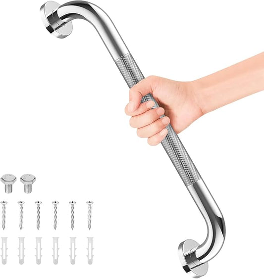 1 Pack Grab Bars for Bathtubs and Showers, 16-Inch Anti-Slip Bathroom Shower Grab Bars for Seniors Wall, Safety Handicap Grab Bars Stainless Steel,Shower Handle for Elderly