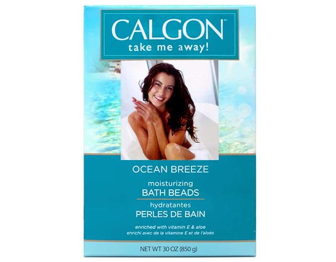 Calgon Ultra-Moisturizing Bath Beads, Ocean Breeze, 30 Ounce