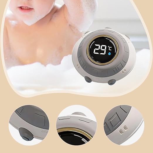 Baby Bath Thermometer Digital Water Thermometer Waterproof for Bathtub Infant Bathroom Household- UFO