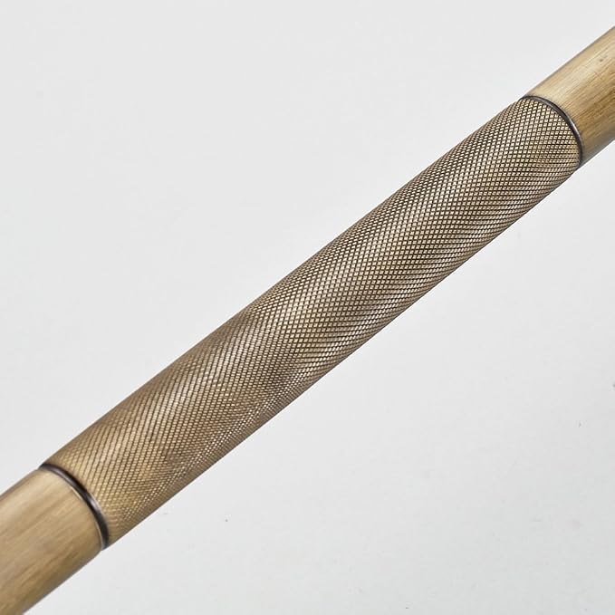 12 Inch Anti Slip Shower Safety Grab Bar, NEWRAIN Antique Brass Bathroom Grab Bar, Knurled Bathroom Balance Bar,Safety Hand Rail Support,Handicap Elderly Injury Senior Assist Bath Handle