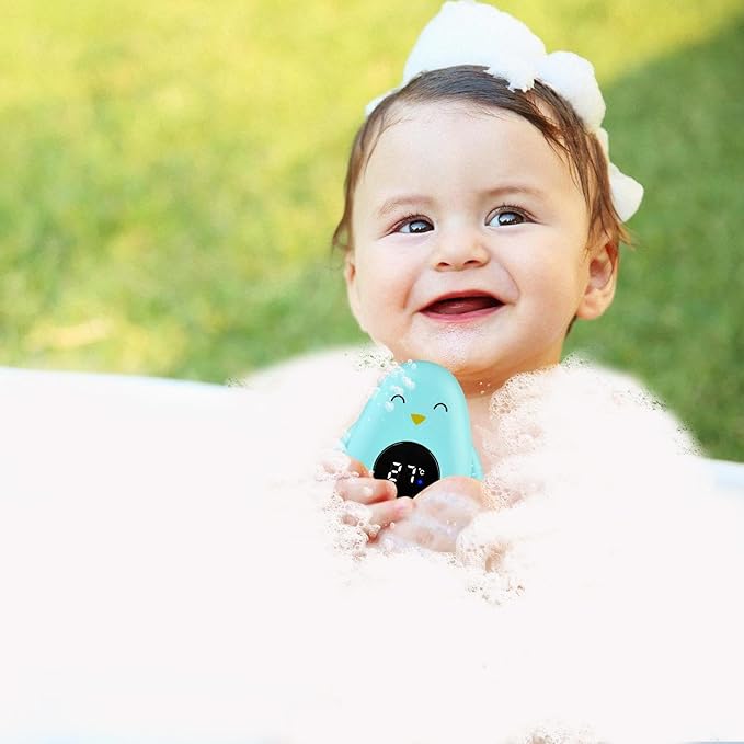 Baby Bath Thermometer, Baby Bath Thermometer with LED Display, Digital Bath Thermometer, Bath Temperature Tester, Kids Bath Thermometer, Floating Thermometer Baby Bath for Newborns, Infants, toddleers