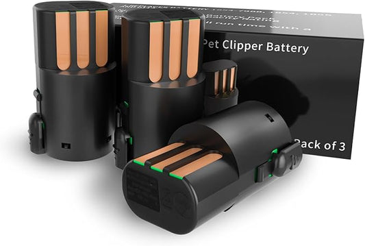 Replacement Battery Compatible with Wahl Arco and Arco SE Pet Hair Clippers, for Wahl 0114-300,1854-7988,1854 and 1855 Battery,NiMH (3 Packs)