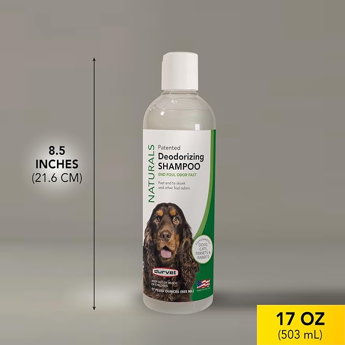 Durvet Naturals Deodorizing Shampoo, 17-Ounce