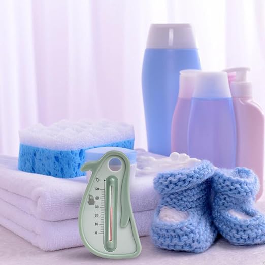 Bath Thermometer for and Newborns, Penguin Shape Water Temperature Gauge, Safe Bathing Tool for Bathtub Use, Cartoon Floating Design Random Color Random Color