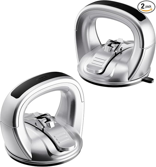 TAILI Grab Bars for Bathtubs and Showers,2 Pack Shower Handles for Elderly Suction,Shower Bar with Upgraded Rubber Suction Cups,Safety Grip for Senior, No Drilling Removable Waterproof, Black