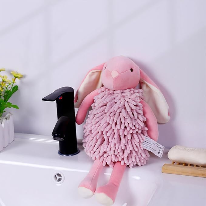 Chenille Hand Towel, Soft Absorbent Chenille Ball Towel, Microfiber Towels for Bathroom (03)