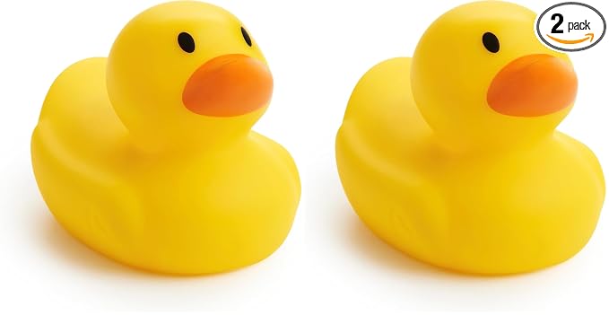 Munchkin® White Hot® Safety Bath Ducky Toy, Yellow, (Pack of 2)