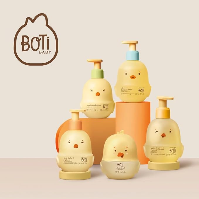 O Boticário Boti Baby Conditioner, Hypoallergenic, Vegan, Alcohol Free, Paraben Free & Dye Free, 200ml