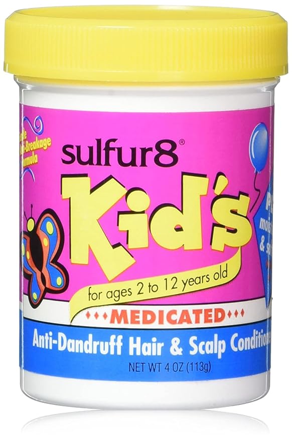 Sulfur 8 Hair & Scalp Conditioner for Children 4 oz – Moisturizing Kids Hair Conditioner for Soft, Manageable Hair, Helps Detangle & Soften with Fresh Fragrance, Safe for All Hair Types