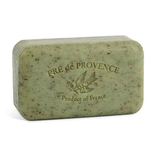 Pre de Provence Artisanal Soap Bar, Natural French Skincare, Enriched with Organic Shea Butter, Quad Milled for Rich, Smooth & Moisturizing Lather, Sage, 5.3 Ounce
