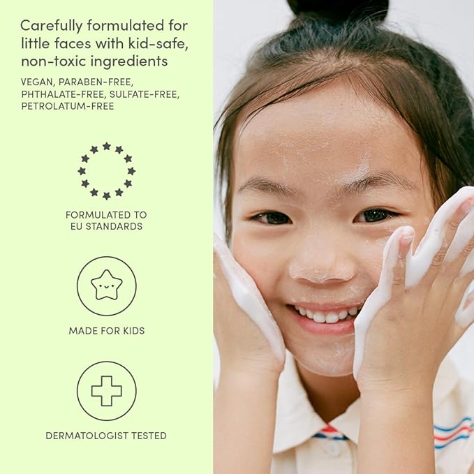 Evereden Kids Travel Set: Clean & Vegan 5-Piece Holiday Gift Set | Skin Care Set for Toddlers with Detangling Spray, Face Wash, Cream, Shampoo, Conditioner | Travel Size Toiletries | TSA approved